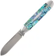Jack Wolf Knives Equal End Slip Joint Abalone - JW54336