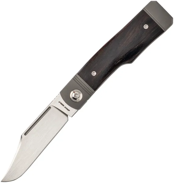 Jack Wolf Knives Gunslingerjack Ebony Wood JW54379