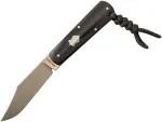 Jack Wolf Knives Gateway Fixed Blade Ebony - JW54391