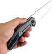 Kansept Knives Accipiter Framelock Timascus K1007E3