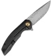 Kansept Knives Accipiter Framelock Damascus K1007E4