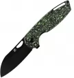 Kansept Knives Model 6 Framelock Green CF - K1022A5