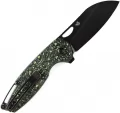 Kansept Knives Model 6 Framelock Green CF K1022A5