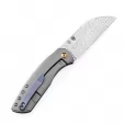 Kansept Knives Convict Framelock Damascus K1023D1
