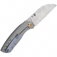 Kansept Knives Convict Framelock Damascus K1023D1