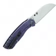 Kansept Knives Convict Framelock Damascus K1023W1