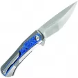 Kansept Knives Kratos Framelock Timascus K1024A3