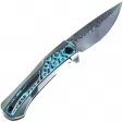 Kansept Knives Kratos Framelock Blue Rose K1024A4