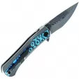Kansept Knives Kratos Framelock Blue Rose K1024A4