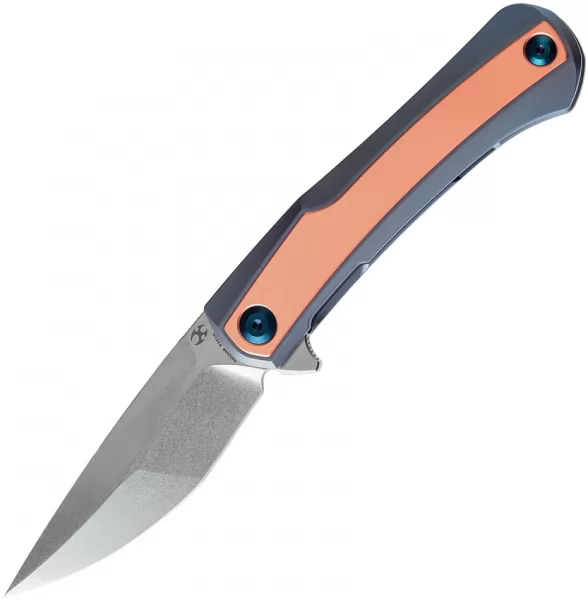 Kansept Knives Kratos Framelock Blue Ti K1024A6