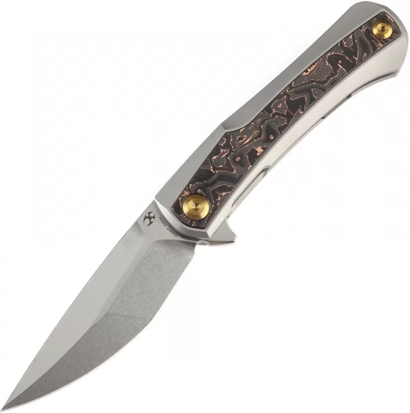 Kansept Knives Kratos Framelock Copper CF K1024A7