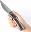 Kansept Knives Kratos Framelock Copper CF K1024A7