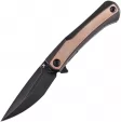 Kansept Knives Kratos Framelock Brown Micarta - K1024A8