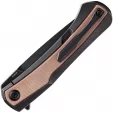 Kansept Knives Kratos Framelock Brown Micarta K1024A8