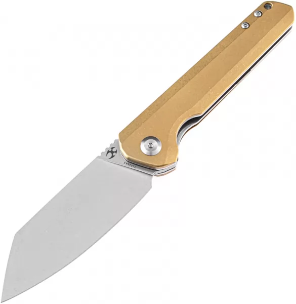 Kansept Knives Bulldozer Framelock Brass K1028C1