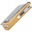 Kansept Knives Bulldozer Framelock Brass K1028C1