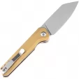 Kansept Knives Bulldozer Framelock Brass K1028C1
