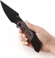 Kansept Knives Fenrir Linerlock Red-Blk CF K1034A10