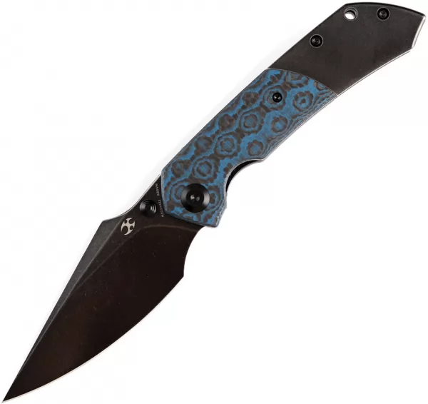 Kansept Knives Fenrir Linerlock Blue Rose CF K1034A11