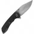 Kansept Knives Entity Framelock Damascus K1036B3