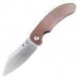 Kansept Knives Nesstreet Linerlock Brown - K1039A1