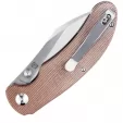 Kansept Knives Nesstreet Linerlock Brown K1039A1