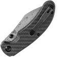 Kansept Knives Nesstreet Button Lock Damascus K1039F6