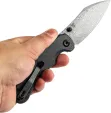 Kansept Knives Nesstreet Button Lock Damascus K1039F6
