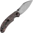 Kansept Knives Nesstreet Button Lock Damascus K1039F7