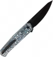 Kansept Knives Integra Framelock Blue-Wht CF K1042B2