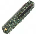 Kansept Knives Integra Framelock Grn-Yel CF K1042B3