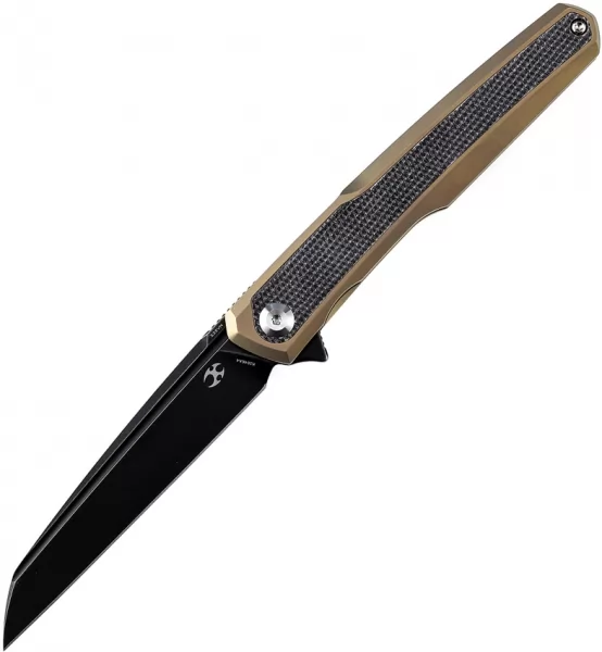 Kansept Knives Arcus Gold Framelock K1046A4