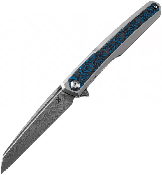 Kansept Knives Arcus Framelock Damascus K1046D2