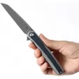 Kansept Knives Arcus Framelock Damascus K1046D2