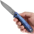 Kansept Knives Qilin Linerlock Dama Timascus K1047A4