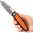 Kansept Knives Mato Linerlock Org-Blk K1050A2