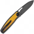 Kansept Knives Mato Linerlock CF-Yellow K1050A3
