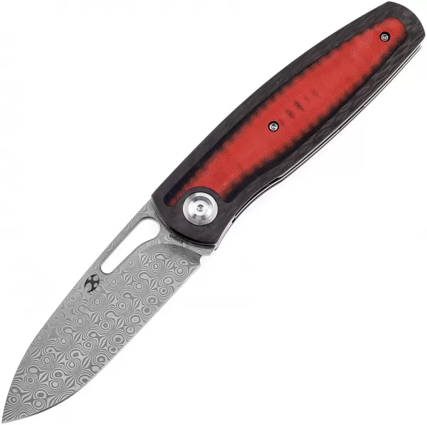 Kansept Knives Mato Linerlock CF-Red Dam K1050A5