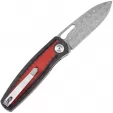 Kansept Knives Mato Linerlock CF-Red Dam K1050A5