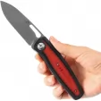 Kansept Knives Mato Linerlock CF-Red Dam K1050A5