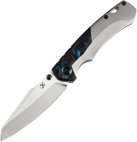Kansept Knives Weim Framelock Blue CF K1051A4