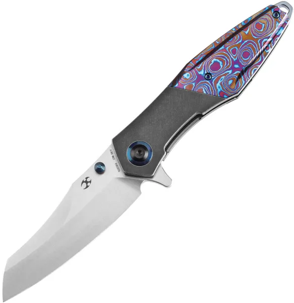 Kansept Knives Mistaken Framelock Timascus K1053A3