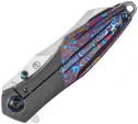 Kansept Knives Mistaken Framelock Timascus K1053A3
