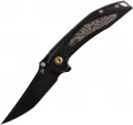 Kansept Knives Baku Linerlock Black Copper - K1056A1