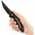 Kansept Knives Baku Linerlock Black Copper K1056A1