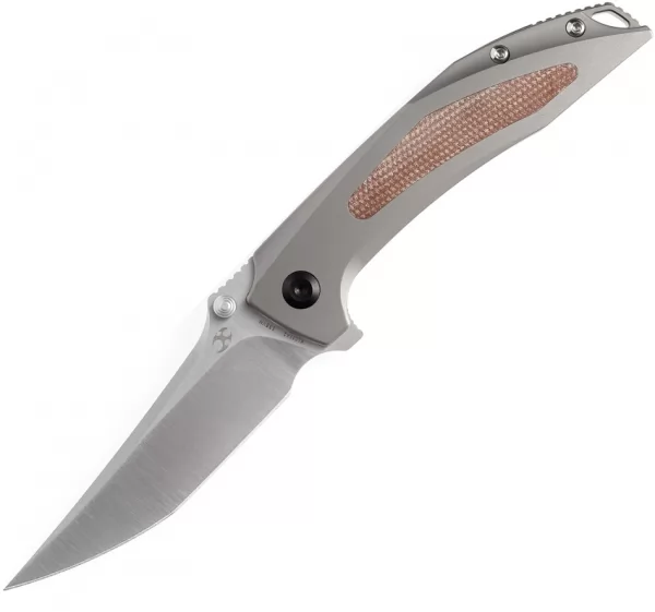 Kansept Knives Baku Linerlock Brown Micarta K1056A2