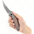 Kansept Knives Baku Linerlock Brown Micarta K1056A2