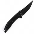 Kansept Knives Baku Linerlock Blk-White CF K1056A6