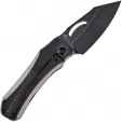 Kansept Knives Loki Framelock Black-Satin K1058A1