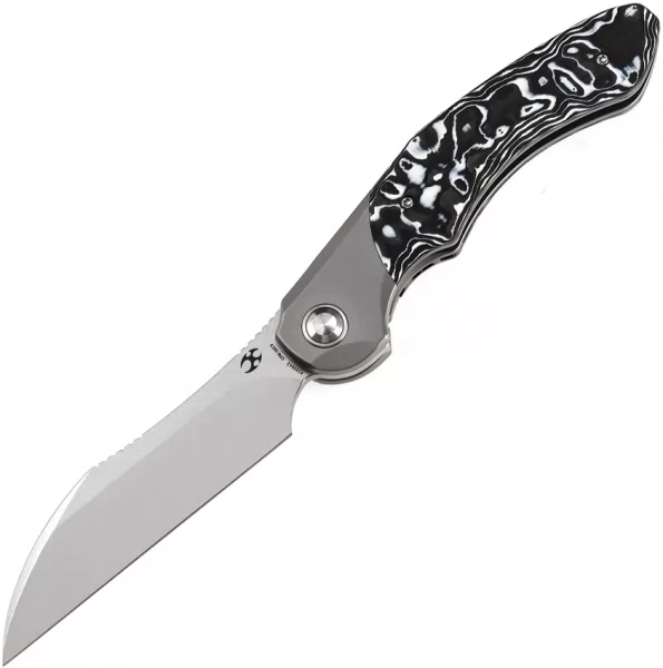 Kansept Knives Cosmos Framelock Wht-Blk CF K1059A2